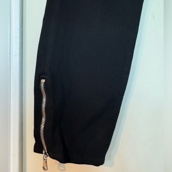 L’AGENCE Emmanuelle Mid Rise Cropped Ankle Zip jeans - Picture 5 of 6